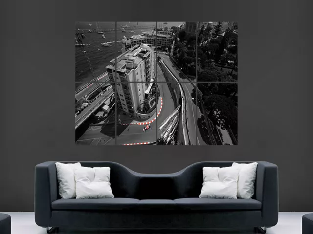 F1 Formula One Monaco Grand Prix   Huge Large Wall Art Poster Picture