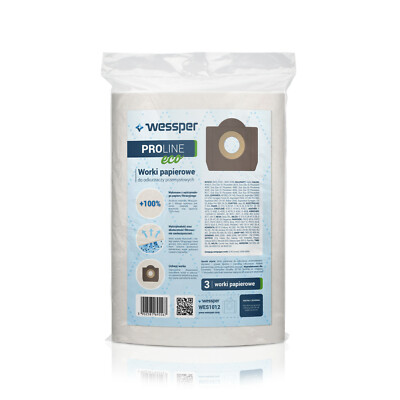 Wessper 12x Sacchetti per aspirapolvere per AEG-Electrolux Silent Performer ZSPCLASSIC Sintetici, S-Bag 