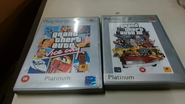 2 x PS2 Grand theft auto games with manuals and maps..PAL, , Rock