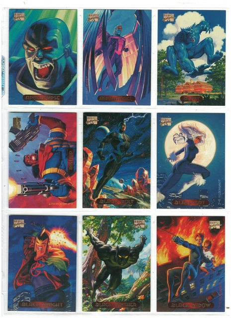 1994 Marvel Masterpieces Fleer Singles Pick Your Card- Complete Your Set