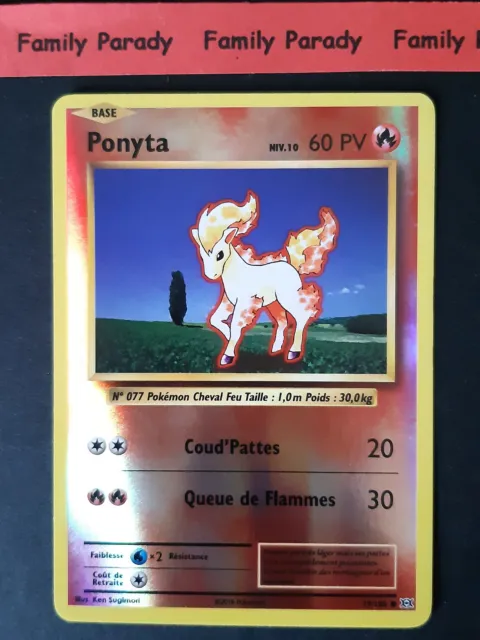 Ponyta REVERSE 19/108 XY12 Evolutions French Pokemon Card