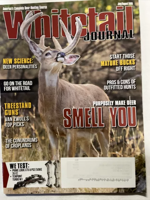2019 Julio / Agosto, Venado de Cola Blanca Revista,Hacer Ciervo Olor You (MH672)