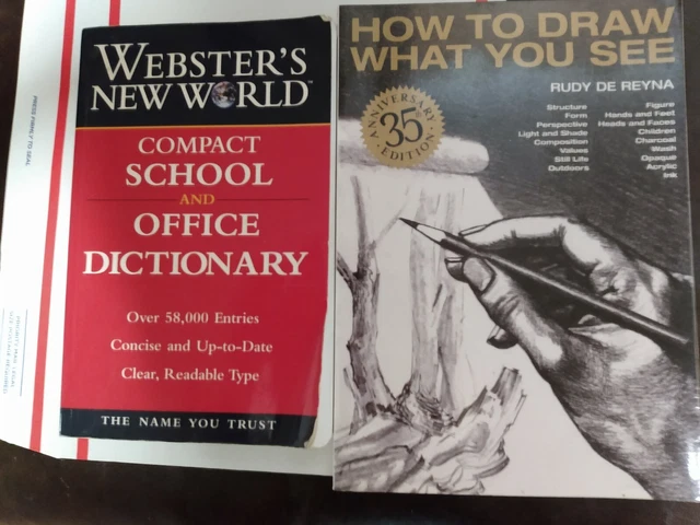 HOW TO DRAW What You See by Rudy de Reyna: plus Websters New World ...