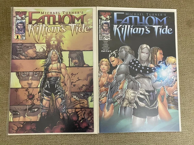 Image Comics Fathom Killians Tide #1 And #2 Top Cow Image Comics Michael Turner