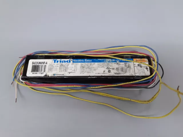 Universal Lighting Triad B432IUNVHP-A Electronic Ballast 120-277 VAC