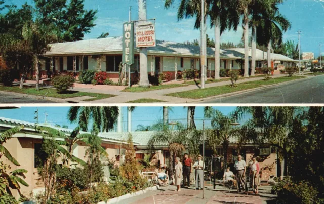 Postcard FL St Petersburg Doll House Motel Posted 1960 Vintage PC J3758