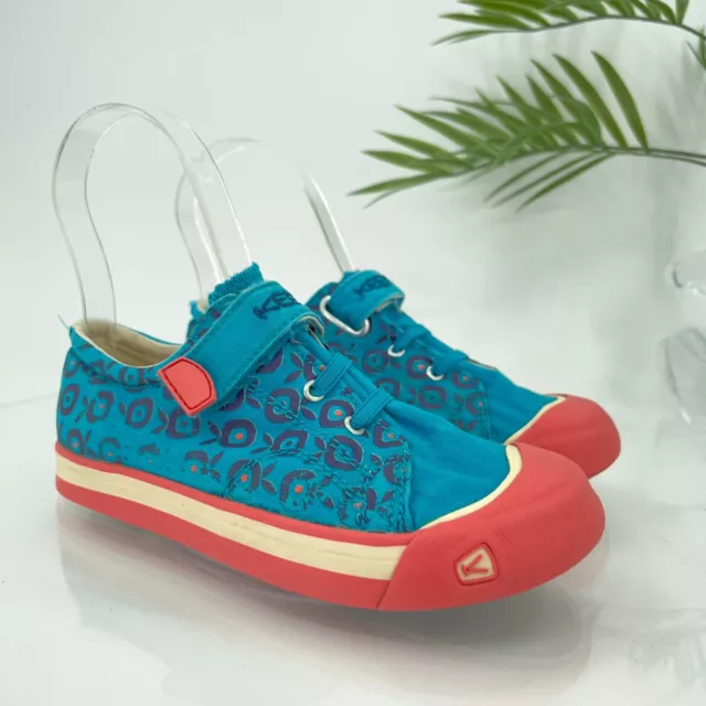 Keen Coronado Sneaker Toddler Size 13 Blue Canvas Flowers Shoe Outdoor Retro