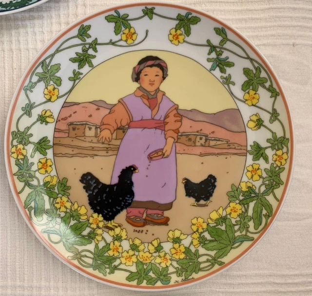 Piatto decorativo Unicef serie "I nostri Bambini" Villeroy & Boch n.2