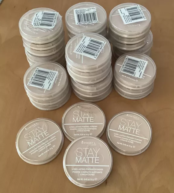 Job Lot 34 x Rimmel Stay Matte Pressed Powder - 004 Sandstorm  Joblot