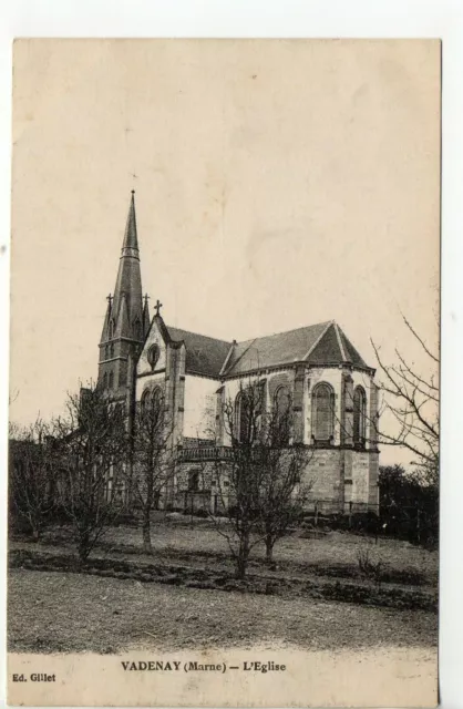 VADENAY - Marne - CPA 51  - l' église