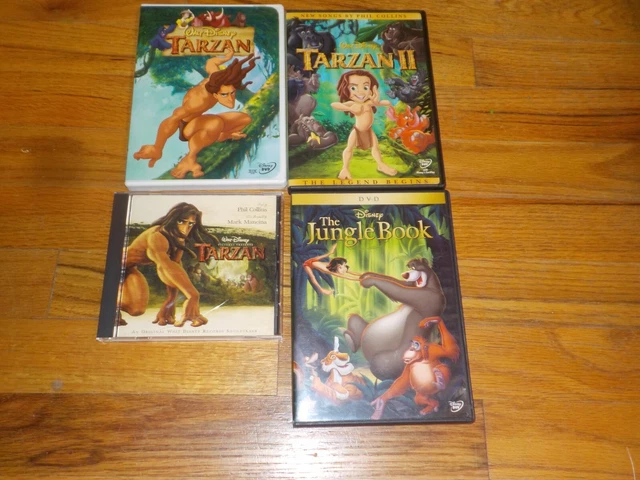 TARZAN / TARZAN 2/ The Jungle Book DVD tarzan cd soundtrack £6.43