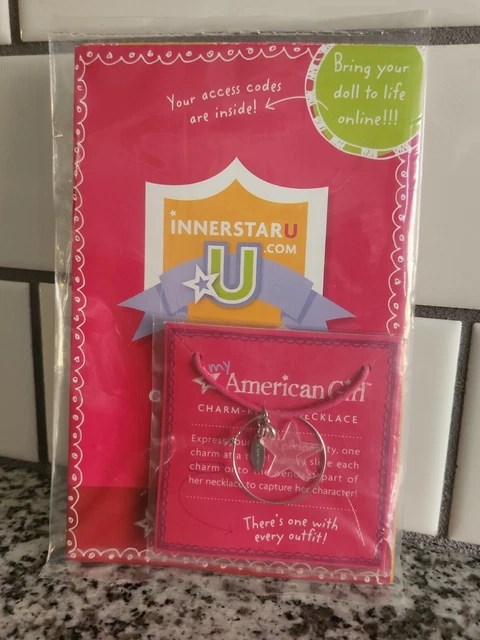 My American Girl Doll CHARM KEEPER Necklace NEW in Sealed Packaging stocking