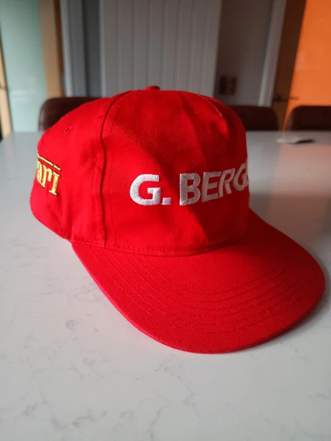 Casquette Ferrari Racing Michael Schumacher Années 90 - Vintage Rouge DEKRA, Taille Unique