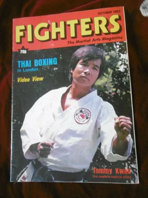 Vintage 1980s UK MARTIAL ARTS Magazine   FIGHTERS VL.6#10,Karate,Kickboxing,MMA
