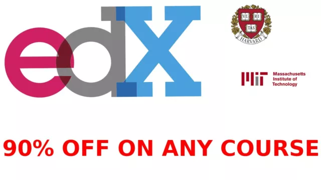 edx.org Elearning Discount Code: 90% Off Online MOOC New Education Coupon