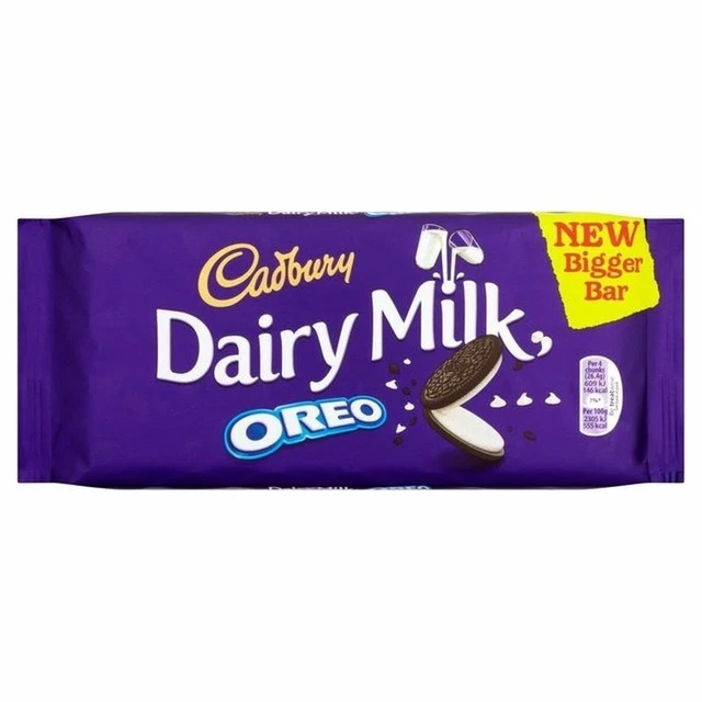 CADBURY DAIRY MILK with Oreo 185g (PACK OF 4) £17.59 PicClick UK