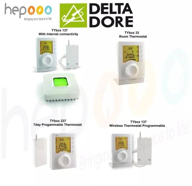 Delta Dore Thermostat, Wireless Room Thermostat, Smart Home Gateway Pack -Choose