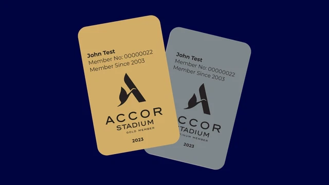 Accor Stadium Gold Membership X 2
