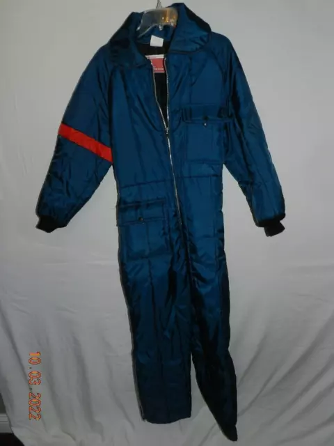 VINTAGE JCPenny Rare Snowmobile Apparel Ski Suit Snowboard Overalls womens 12-14