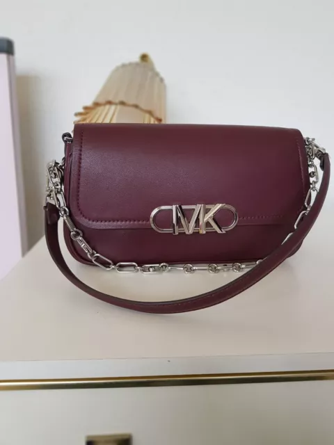 Michael kors Burgundy Parker Leather Shoulder Bag