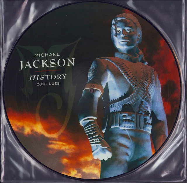 MICHAEL JACKSON 12& 2 PICTURE DISC HISTORY CONTINUES RARE LP