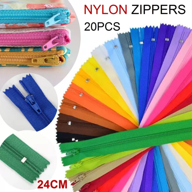 Nylon Zippers Sewing Tool Closed End Zippers Puller Zip Tailor Zipper Craft DIY