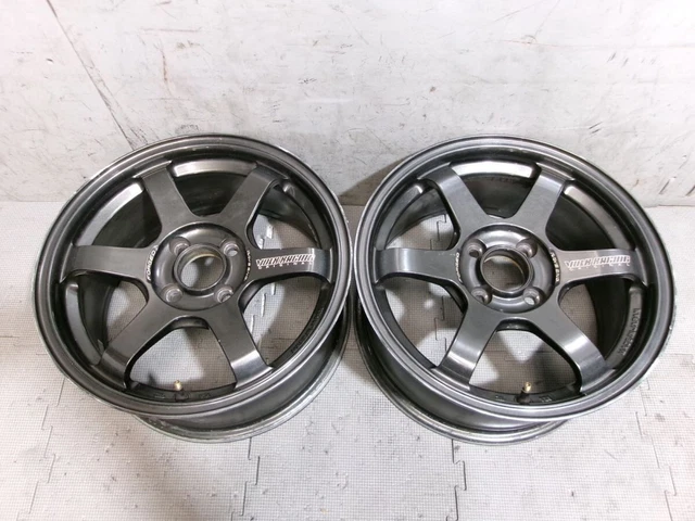 JDM RareSize Forged RAYS Rays TE37 Sonic Volk Racing 15 inch wheels 7J No Tires