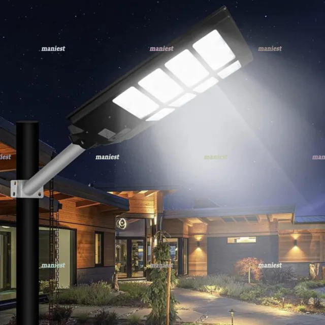 LED Fluter mit Bewegungsmelder Solar Strahler Leuchte Wandleuchten Straßenlampe