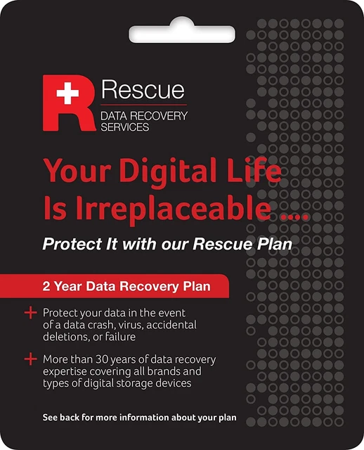 Rescue 2 Years Data Recovery Service Plan for HDD and SSD (STZZ758)