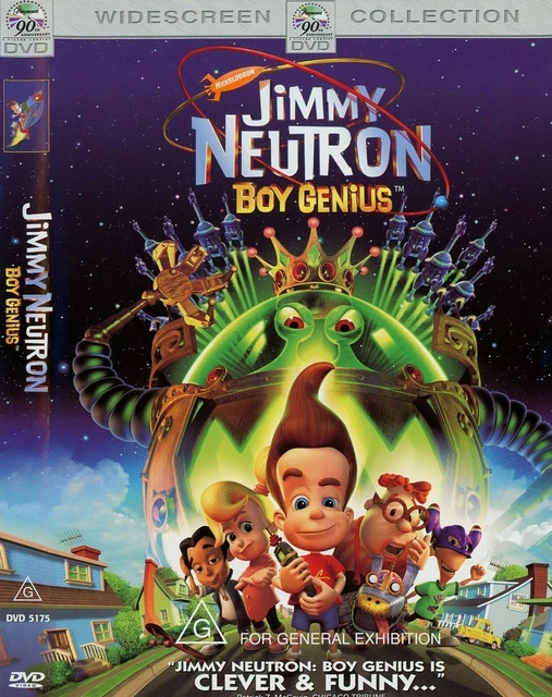 JIMMY NEUTRON BOY Genius DVD (Region 4) VGC Widescreen Collection $8.05 ...