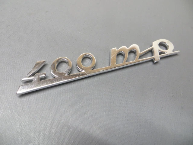 Distintivo Script Originale Italiano N.O.S Italiano Piaggio Vespa APE 400mp