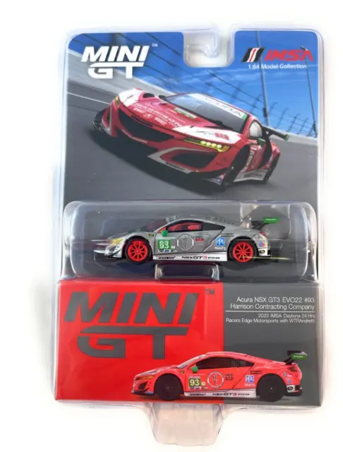chase! MINI GT ACURA NSX GT3 EVO22 #93 WTR IMSA 2023 DAYTONA 24HR MGT00617