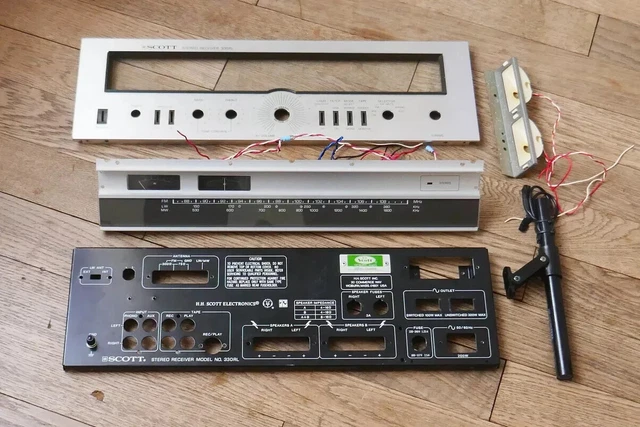 Lot De Pièces Détachées SCOTT 330 RL – Ampli Tuner Français (pour Réparation)