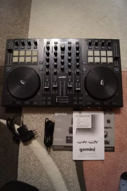 Gemini G4V DEFEKT 4 Deck DJ-Controller,  Mixer, DEFEKT