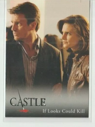 Castle TV Show Seasons 1 & 2 Trading Card Nathan Fillion Stana Katic #19