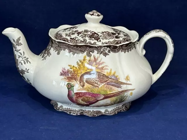 Royal Worcester / Palissy Game Series Lidded Teapot Excellent