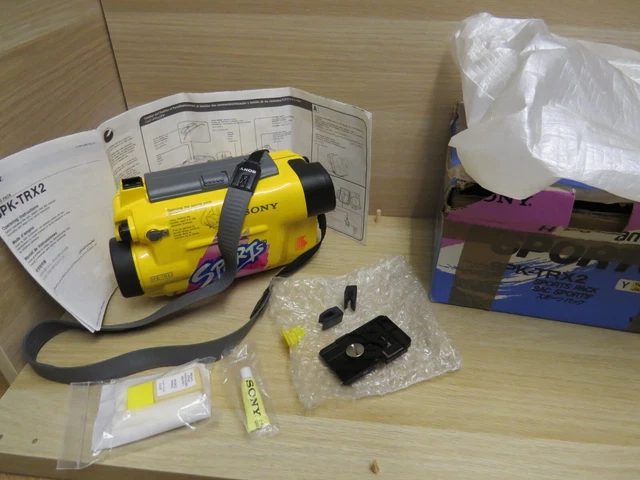 SONY SPK-TRX YELLOW Sports Pack Waterproof Camera Case Video