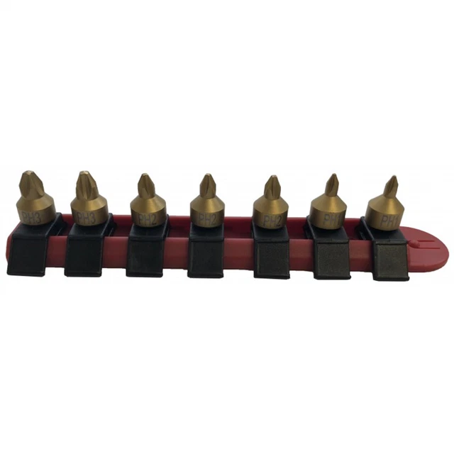 Cta 9770 7 Pc. Stubby Phillips Bit Set