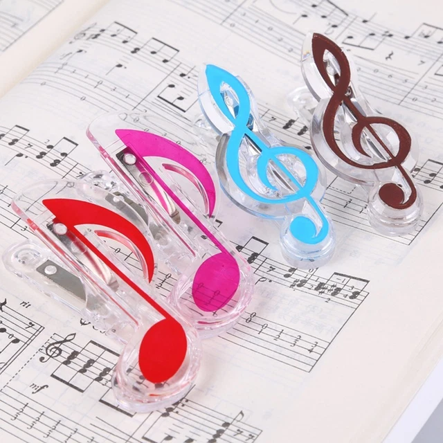Musica Clip Musicale Nota Carta Pianoforte Foglio Molla Violino for Chitarra