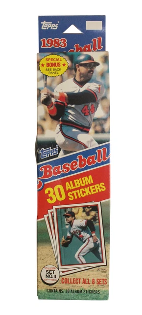 1983 MLB Album Stickers Set #4 30 Stickers 33920