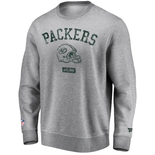 Green Bay Packers Sweatshirt (Size XS) Men's NFL Iconic Helmet Graphic - New
