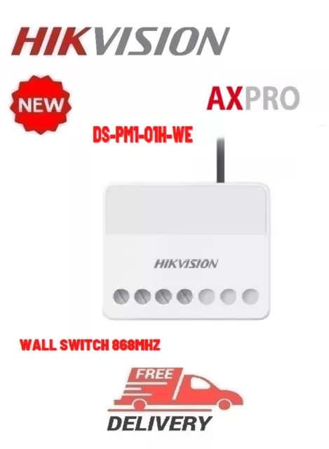 Hikvision DS-PM1-O1H-WE AX PRO Wall Switch 868MHz wireless communication NEW