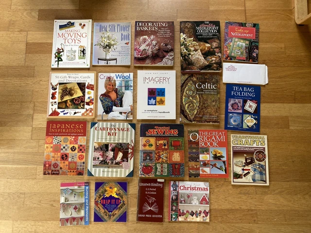 Large Bundle of mixed Craft books - origami, paper, toys, baskets, sewing + more