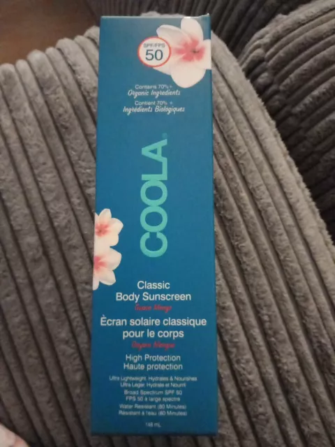 Coola Classic SPF 50 lozione crema solare corpo, ampia protezione UVA/UVB nuova 03/24