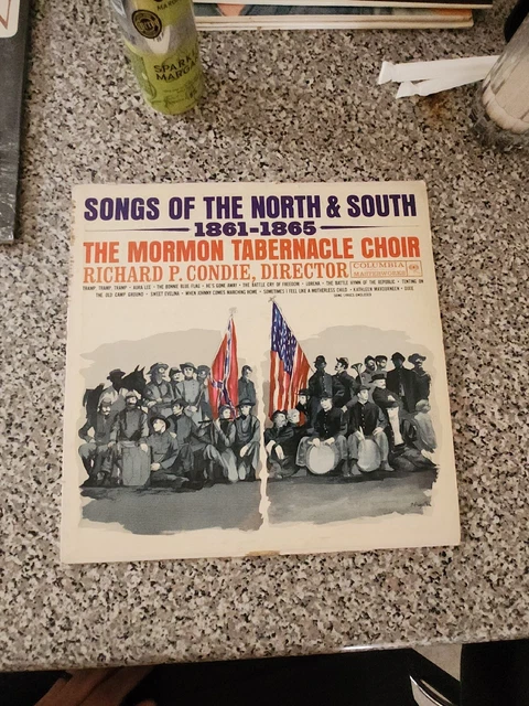 Mormon Tabernacle Choir 1117 Songs of the North & South 1861-1865 Vinyl 6 Eye