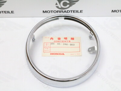 ATC Honda Atc 185 Anneau Chromé Réflecteur Phares Jante Tête Lumière 