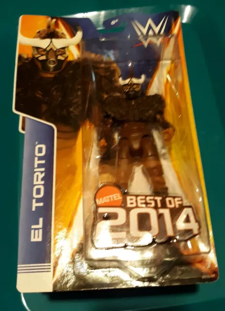 2014 Mattel WWE Basic Series Best of 2014 EL TORITO Figure MOC