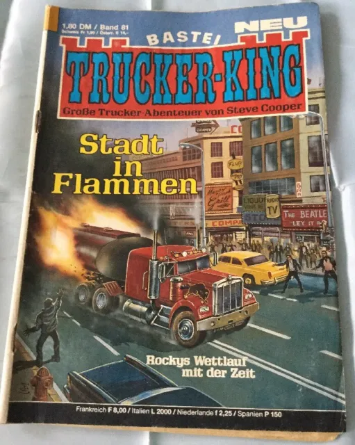 Trucker-King Band 81: Stadt in Flammen von Steve Cooper Zustand: 2-3