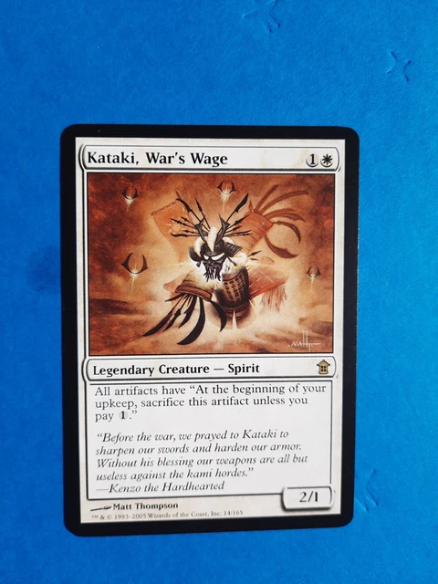MTG 1X KATAKI, War's Wage £7.58 - PicClick UK