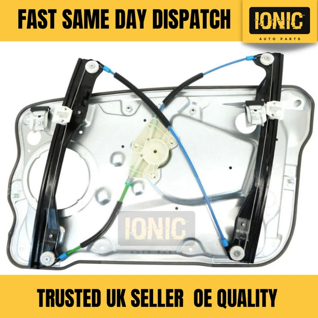 SKODA FABIA MK1 6Y Passenger Left Side Front Electric Window Regulator